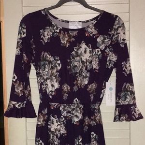 NWT Stitch Fix exclusive French Grey Floral Dress